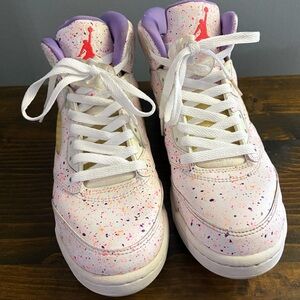 Jordan V Retro Easter Edition GS Multicolored Sneakers Size 7 Youth